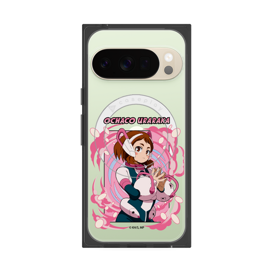 プレミアムスクエアケース with Pixelsnap［ 僕のヒーローアカデミア - ポップ - 麗日 お茶子 ］