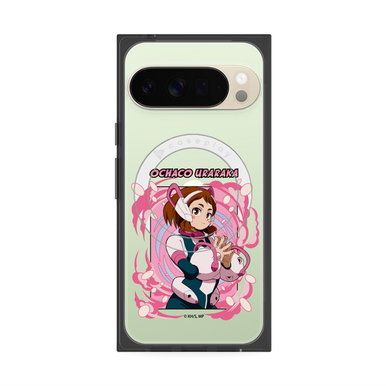 プレミアムスクエアケース with Pixelsnap［ 僕のヒーローアカデミア - ポップ - 麗日 お茶子 ］