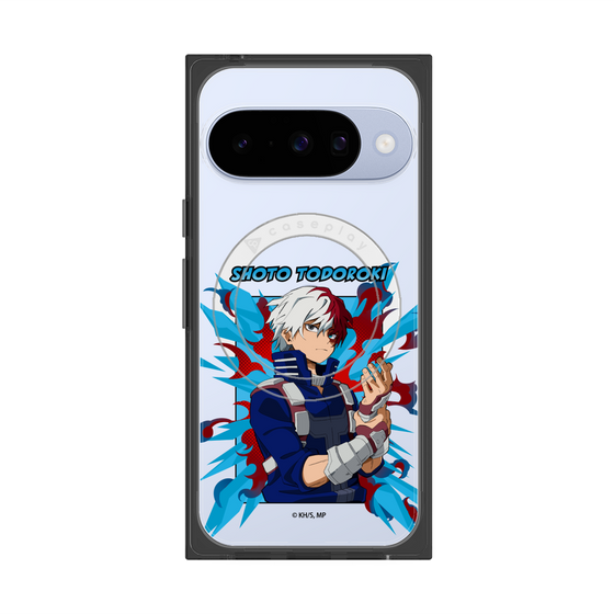 プレミアムスクエアケース with Pixelsnap［ 僕のヒーローアカデミア - ポップ - 轟 焦凍 ］