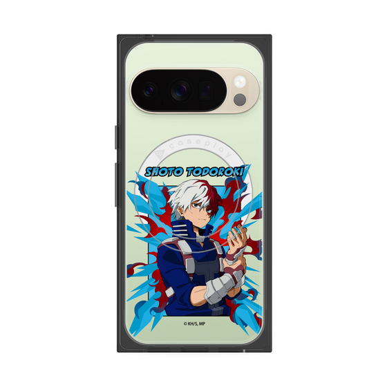 プレミアムスクエアケース with Pixelsnap［ 僕のヒーローアカデミア - ポップ - 轟 焦凍 ］