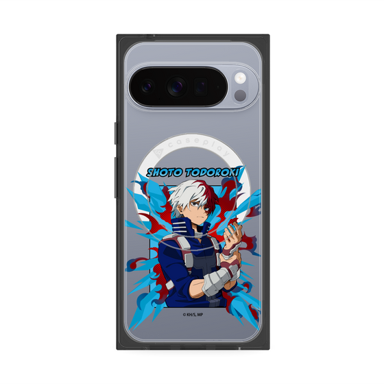 プレミアムスクエアケース with Pixelsnap［ 僕のヒーローアカデミア - ポップ - 轟 焦凍 ］