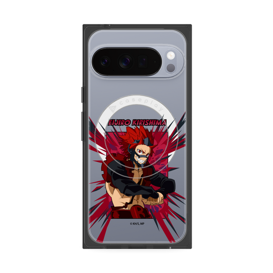 プレミアムスクエアケース with Pixelsnap［ 僕のヒーローアカデミア - ポップ - 切島 鋭児郎 ］