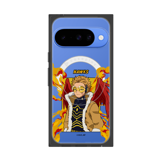 プレミアムスクエアケース with Pixelsnap［ 僕のヒーローアカデミア - ポップ - ホークス ］