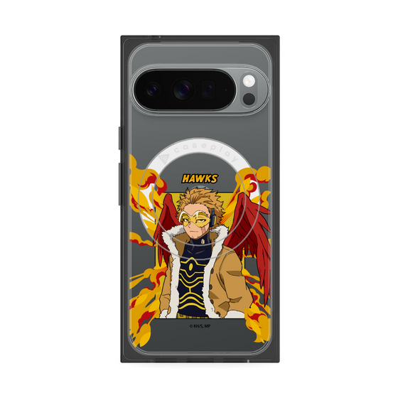 プレミアムスクエアケース with Pixelsnap［ 僕のヒーローアカデミア - ポップ - ホークス ］