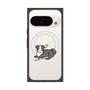 プレミアムスクエアケース with Pixelsnap［ オリジナル - CASEPLAYイヌ - border collie ］