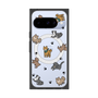 プレミアムスクエアケース with Pixelsnap［ オリジナル - CASEPLAYイヌ総柄 - color ］