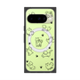 プレミアムスクエアケース with Pixelsnap［ オリジナル - CASEPLAYイヌ総柄 - black ］