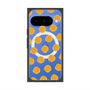 プレミアムスクエアケース with Pixelsnap［ オリジナル - 推し色水玉 - オレンジ ］