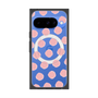 プレミアムスクエアケース with Pixelsnap［ オリジナル - 推し色水玉 - ピンク ］
