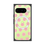 プレミアムスクエアケース with Pixelsnap［ オリジナル - 推し色水玉 - ピンク ］