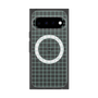 プレミアムスクエアケース with Pixelsnap［ オリジナル - 推し色チェック - グリーン ］