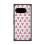 プレミアムスクエアケース with Pixelsnap［ オリジナル - 推し色三角 - レッド ］