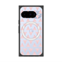 プレミアムスクエアケース with Pixelsnap［ オリジナル - 推し色三角 - ピンク ］