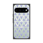 プレミアムスクエアケース with Pixelsnap［ オリジナル - 推し色三角 - パープル ］