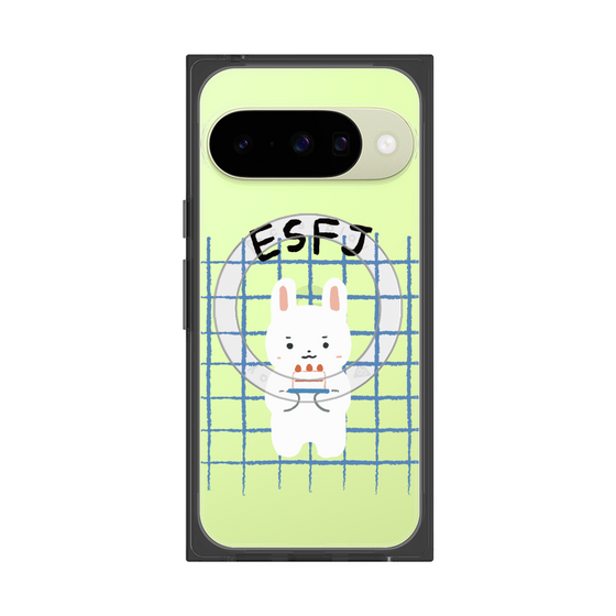 プレミアムスクエアケース with Pixelsnap［ オリジナル - ESFJ 領事 - キャラクター ］