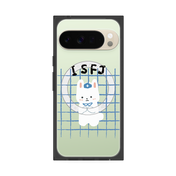 プレミアムスクエアケース with Pixelsnap［ オリジナル - ISFJ 擁護者 - キャラクター ］