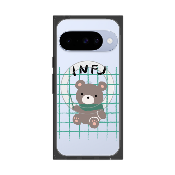 プレミアムスクエアケース with Pixelsnap［ オリジナル - INFJ 提唱者 - キャラクター ］