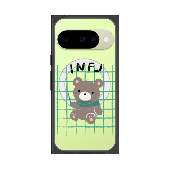 プレミアムスクエアケース with Pixelsnap［ オリジナル - INFJ 提唱者 - キャラクター ］