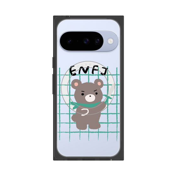プレミアムスクエアケース with Pixelsnap［ オリジナル - ENFJ 主人公 - キャラクター ］