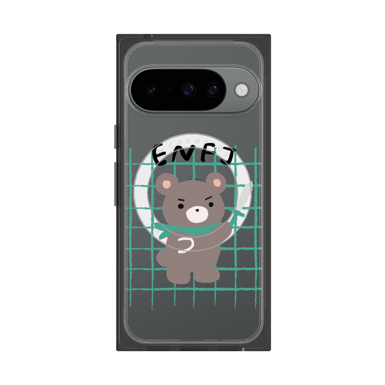 プレミアムスクエアケース with Pixelsnap［ オリジナル - ENFJ 主人公 - キャラクター ］