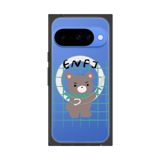プレミアムスクエアケース with Pixelsnap［ オリジナル - ENFJ 主人公 - キャラクター ］