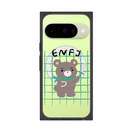 プレミアムスクエアケース with Pixelsnap［ オリジナル - ENFJ 主人公 - キャラクター ］
