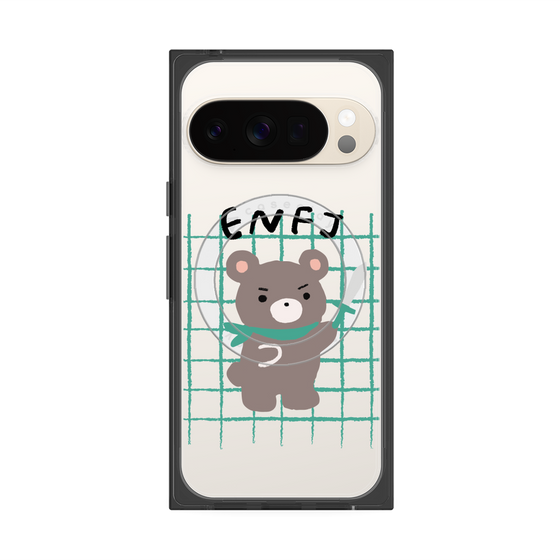 プレミアムスクエアケース with Pixelsnap［ オリジナル - ENFJ 主人公 - キャラクター ］