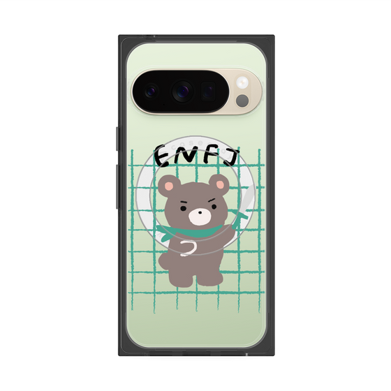 プレミアムスクエアケース with Pixelsnap［ オリジナル - ENFJ 主人公 - キャラクター ］