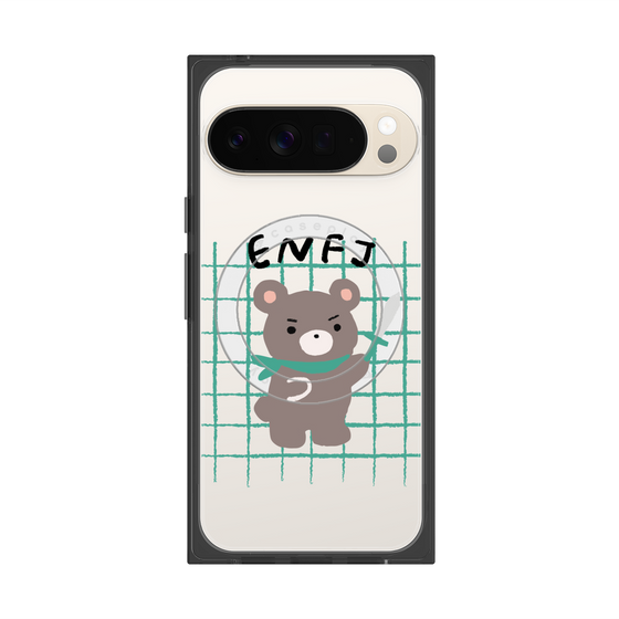 プレミアムスクエアケース with Pixelsnap［ オリジナル - ENFJ 主人公 - キャラクター ］