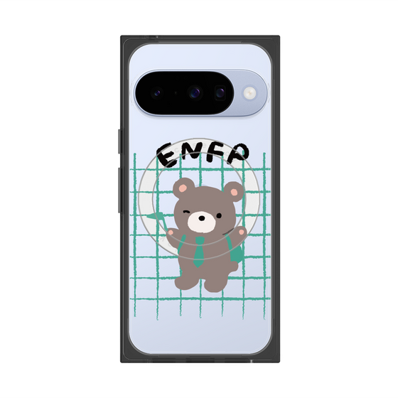 プレミアムスクエアケース with Pixelsnap［ オリジナル - ENFP 運動家 - キャラクター ］