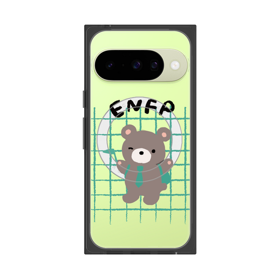 プレミアムスクエアケース with Pixelsnap［ オリジナル - ENFP 運動家 - キャラクター ］