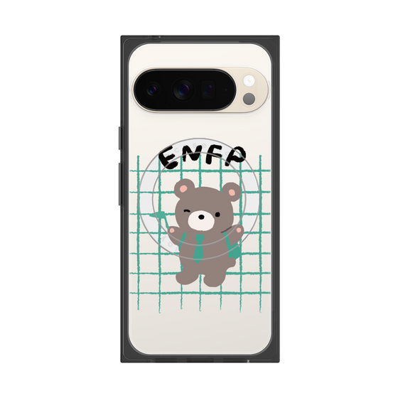 プレミアムスクエアケース with Pixelsnap［ オリジナル - ENFP 運動家 - キャラクター ］
