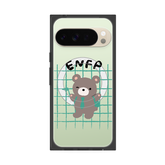 プレミアムスクエアケース with Pixelsnap［ オリジナル - ENFP 運動家 - キャラクター ］