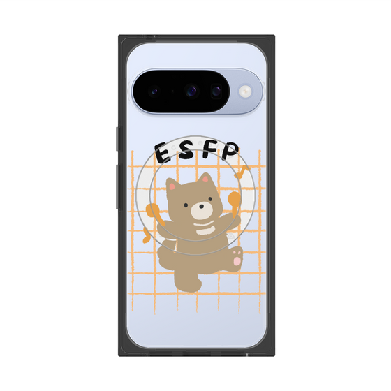 プレミアムスクエアケース with Pixelsnap［ オリジナル - ESFP エンターテイナー - キャラクター ］