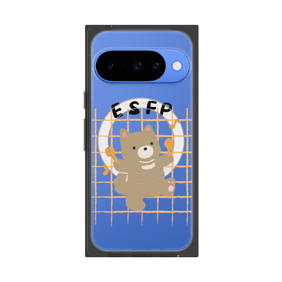 プレミアムスクエアケース with Pixelsnap［ オリジナル - ESFP エンターテイナー - キャラクター ］