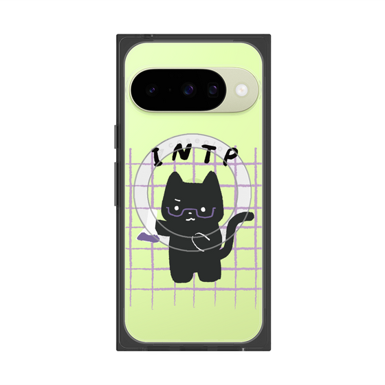 プレミアムスクエアケース with Pixelsnap［ オリジナル - INTP 論理学者 - キャラクター ］