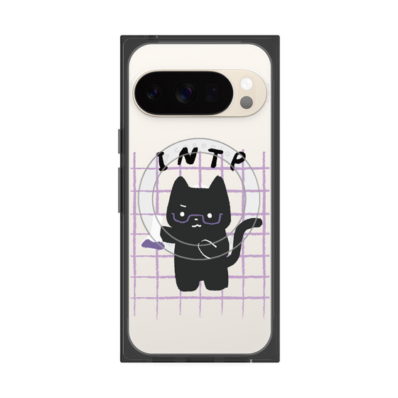 プレミアムスクエアケース with Pixelsnap［ オリジナル - INTP 論理学者 - キャラクター ］