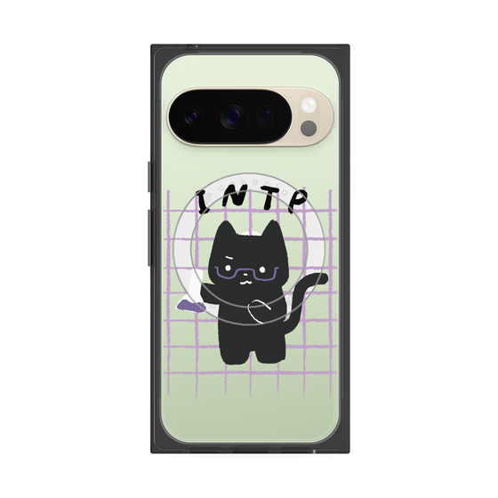 プレミアムスクエアケース with Pixelsnap［ オリジナル - INTP 論理学者 - キャラクター ］