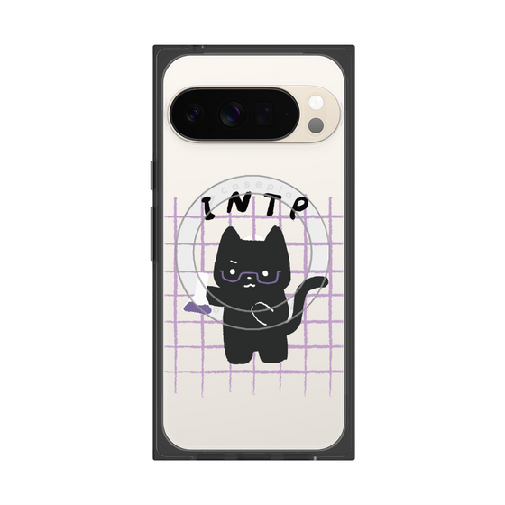 プレミアムスクエアケース with Pixelsnap［ オリジナル - INTP 論理学者 - キャラクター ］