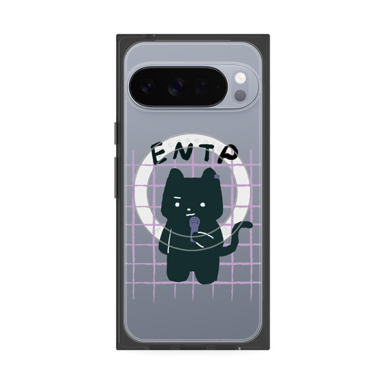 プレミアムスクエアケース with Pixelsnap［ オリジナル - ENTP 討論者 - キャラクター ］