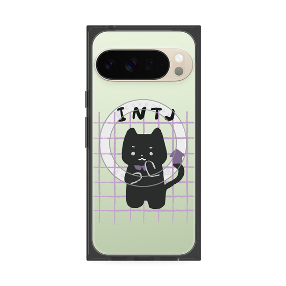 プレミアムスクエアケース with Pixelsnap［ オリジナル - INTJ 建築家 - キャラクター ］