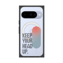 プレミアムスクエアケース with Pixelsnap［ オリジナル - ドットオーバーレイ - KEEP YOUR HEAD UP/A ］