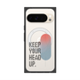 プレミアムスクエアケース with Pixelsnap［ オリジナル - ドットオーバーレイ - KEEP YOUR HEAD UP/A ］