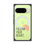 プレミアムスクエアケース with Pixelsnap［ オリジナル - ドットオーバーレイ - FOLLOW YOUR HEART/A ］