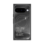 プレミアムスクエアケース with Pixelsnap［ オリジナル - ドットオーバーレイ - FOLLOW YOUR HEART/B ］