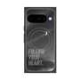 プレミアムスクエアケース with Pixelsnap［ オリジナル - ドットオーバーレイ - FOLLOW YOUR HEART/B ］