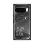 プレミアムスクエアケース with Pixelsnap［ オリジナル - ドットオーバーレイ - FOLLOW YOUR HEART/B ］