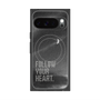 プレミアムスクエアケース with Pixelsnap［ オリジナル - ドットオーバーレイ - FOLLOW YOUR HEART/B ］