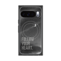 プレミアムスクエアケース with Pixelsnap［ オリジナル - ドットオーバーレイ - FOLLOW YOUR HEART/B ］