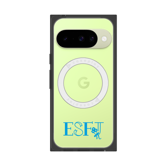 プレミアムスクエアケース with Pixelsnap［ オリジナル - ESFJ 領事 - アルファベット ］
